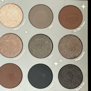 Colour pop eyeshadow palette in Of Quartz